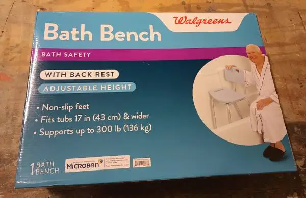 2 BATH BENCHES WALGREENS