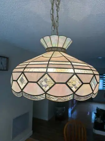Lead crystal dinningtable light