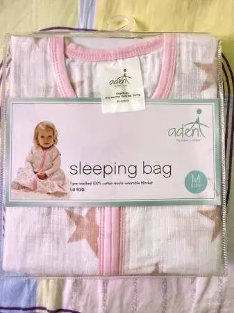 [Brand New] Aden by aden + anais Sleeping Bag; 100% Cotton Muslin