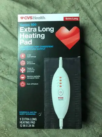 New New CVS Health Extra Long Heating Pad