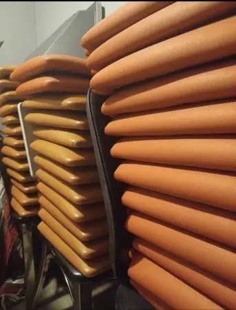 Chair base seat cushions for studio sound proofing
