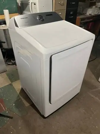 Samsung electric dryer installed