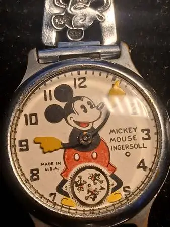 1930s mickey mouse ingersoll watch for sale