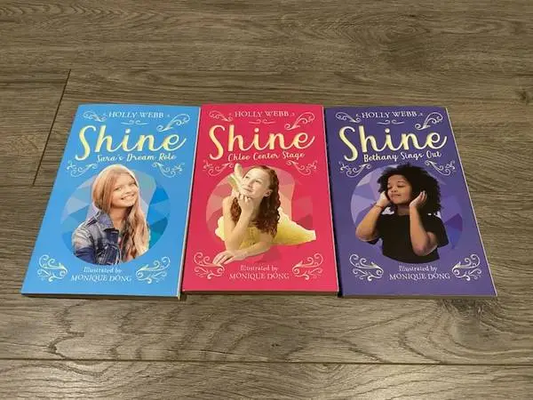 SHINE by Holly Webb ~ Usborne Paperback Books ~ Sara, Chloe & Bethany