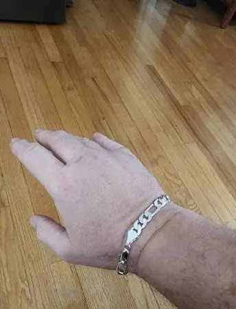 Brand New Figaro 8mm 9.5 Chain Bracelet 925 Sterling Silver...