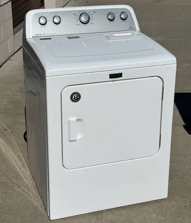 Maytag Bravos Electric Dryer MEDX655DW1 7 cu ft, 13 Cycles w Sanitize