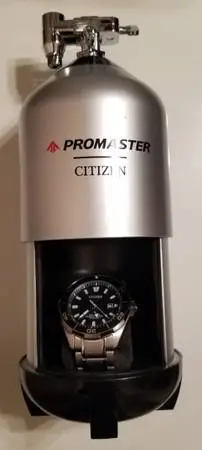 Citizen promaster titanium diver watch 43.5mm eco-drive, solar