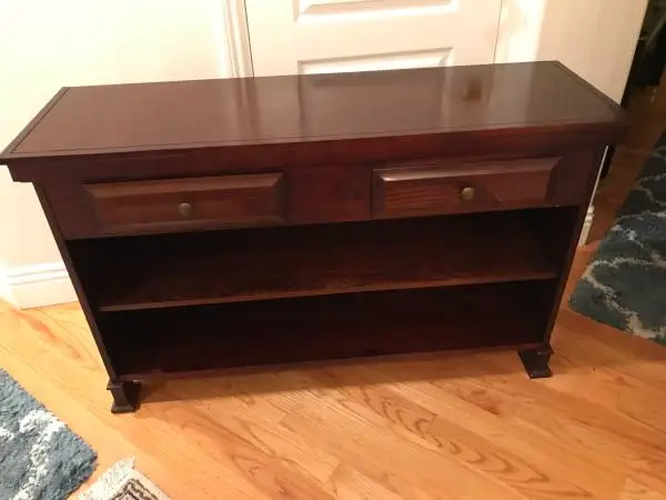 Elegant TV Stand Solid Wood