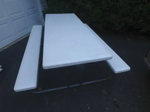Indoor or Outdoor Folding Picnic Table w/ Benches; Delivery Possible