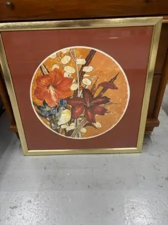 Framed & matted Gloria Eriksen print