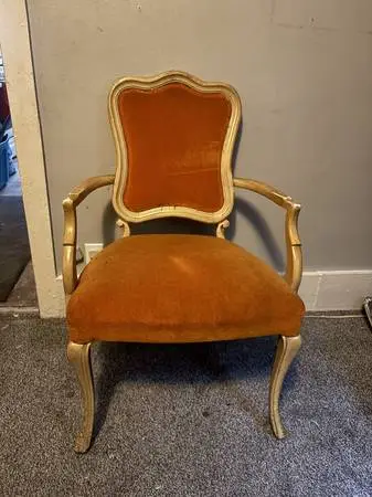 Louis XV French Style Chair, Adult Sz.