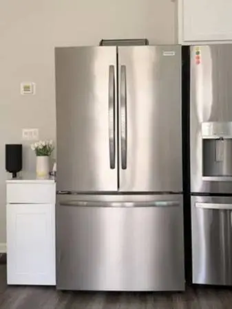 Stainless fridge $185