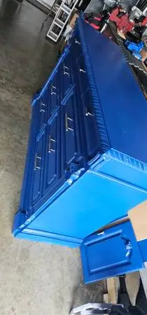 Stunning Fully Refurbished Royal Blue Bedroom Set (Dressers & Nightst