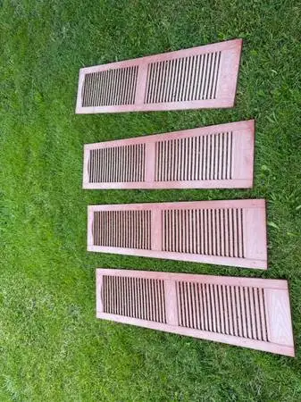 54.5” x 14” Vinyl Shutters