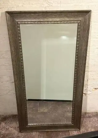Abby Smoke Gray Large Vanity Mirror ($229 new!)