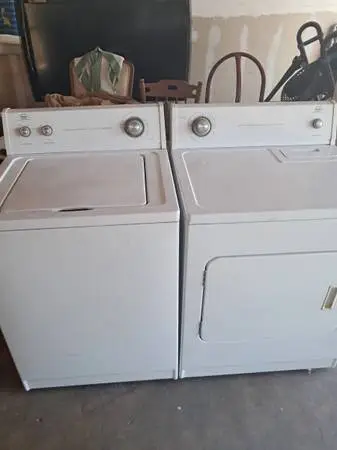 WHIRLPOOL WASHER AND ELECTRIC DRYER CAN DELIVER