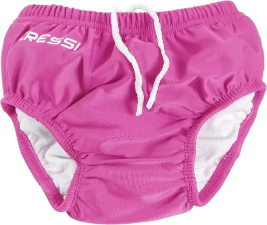 New Cressi Babies - Toddlers Soft Reusable Pink Swim Diaper (size M)