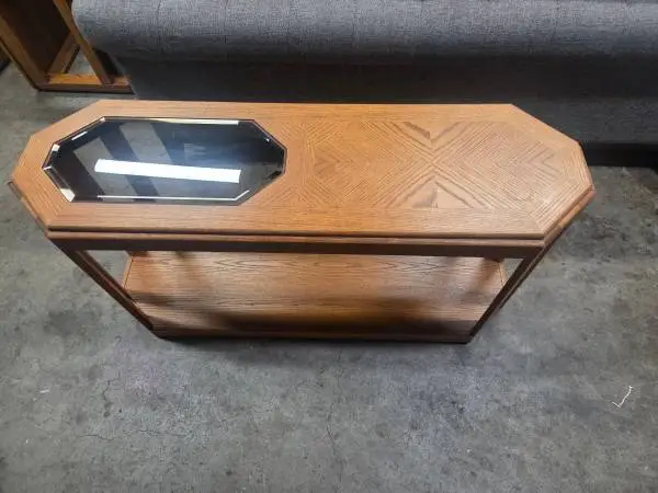 2 pieces table TV with table