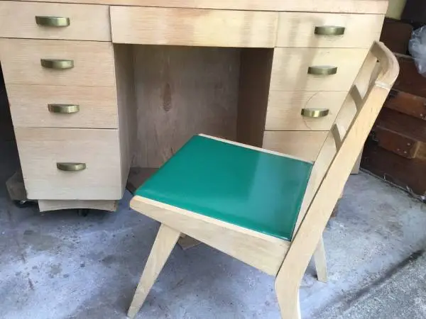 Mid-Century desk and chair