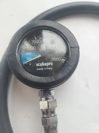 Scuba Scubapro High pressure underwater gauge 3500 psi