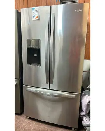 Refrigerator Whirlpool French Door Stainless Steel