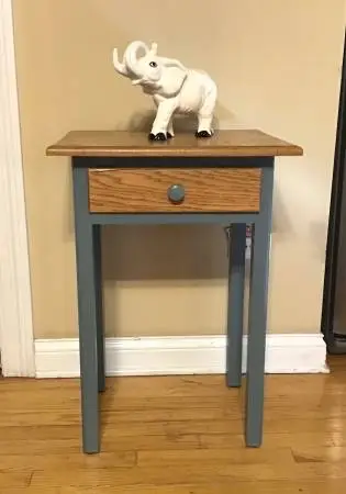 Solid wood nightstand