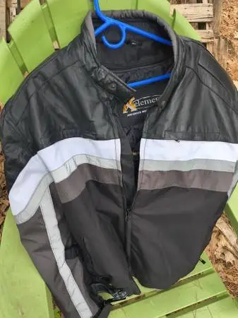 4xl leather motorcycle jacket