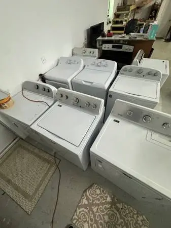 WASHERS, DRYERS, STOVES, FREEZERS