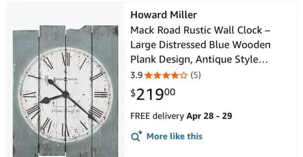 Wall clock