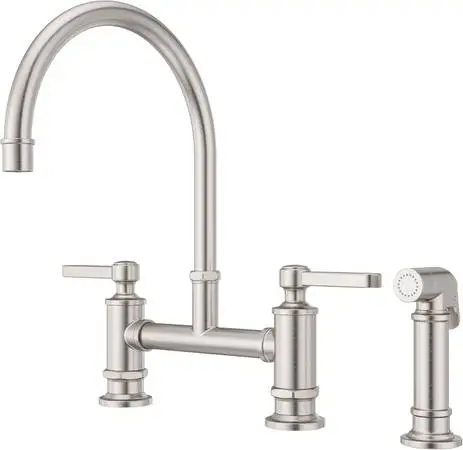 Pfister LG31-TDS Port Haven Kitchen Bridge Faucet