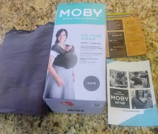 NEW MOBY BABY CARRIER~ Original Moby wrap /8-35 lbs