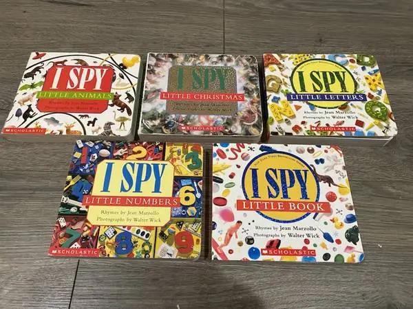 ♥ ♥ ♥ I SPY BABY BOARD BOOKS 5 Books Total