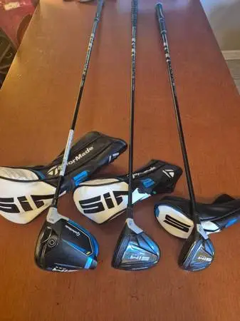 MINT VENTUS BLUE STIFF SIM2 MAX 9* DRIVER 3 15* WOOD 3 19* HYBRID SET