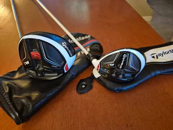 TAYLORMADE M1 FULLY ADJUSTABLE DRIVER & #3 WOOD STIFF FLEX SET