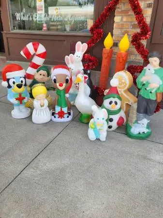 47 Blow molds selling as LOT Christmas Halloween Easter
