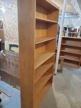 Large solid wood bookshelf