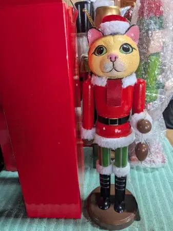 Cat Nutcracker - New - Boxed
