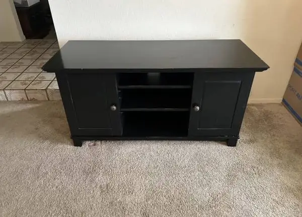 Black TV Stand