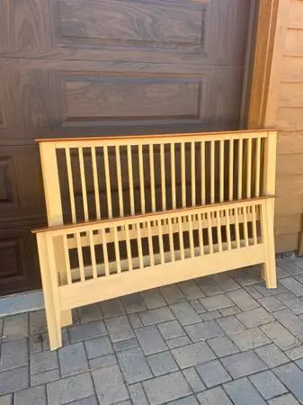 Queen size headboard and footboard
