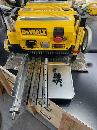 Dewalt DW735 planer with NEW Helical Head