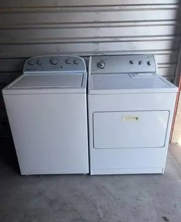 White Maytag Washer And Estate Electric Dryer