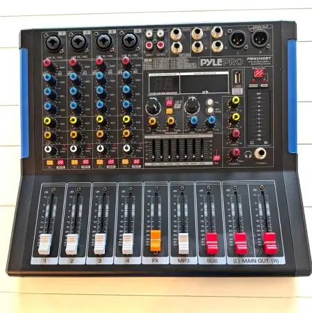 Pyle 4-Channel USB Bluetooth Studio Audio Mixer