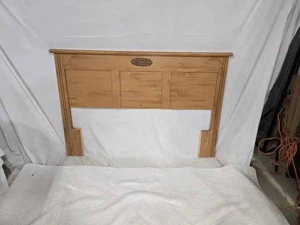 Solid Wood Queen Headboard – Farmhouse / Cottage Style – $0 Delivery
