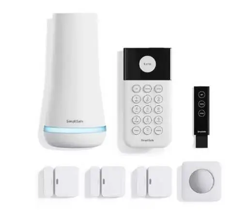 SimpliSafe Smart Home Security System (7 pc.) with Base Station, Siren