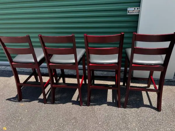 4 pub chairs