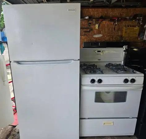 Fridge and GAS stove