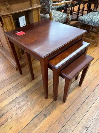 3 PC Cherry Stackable End Tables>New Loads>Furniture/Decor/Clothes...