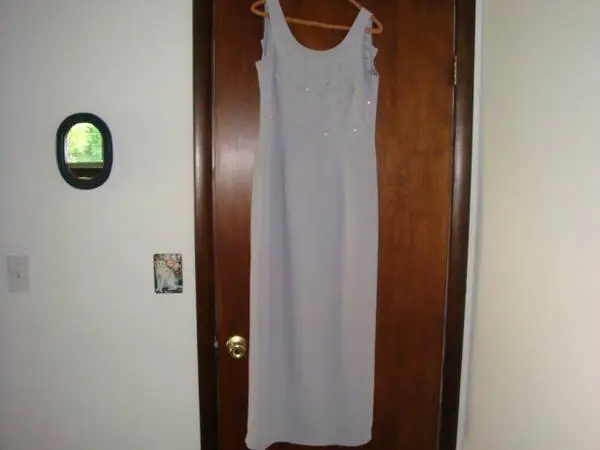 Long Silver Gown