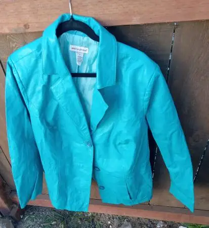 Jessica Simpson Ladies Designer Leather Jacket - (New)