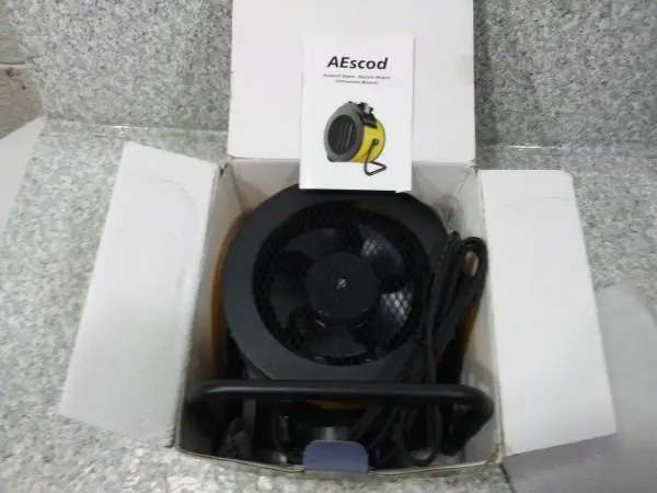 AEscod 1500w heater/fan